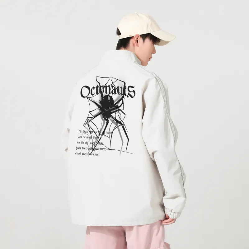 Small Columns Under The Sea Jackets Coats Unisex-6