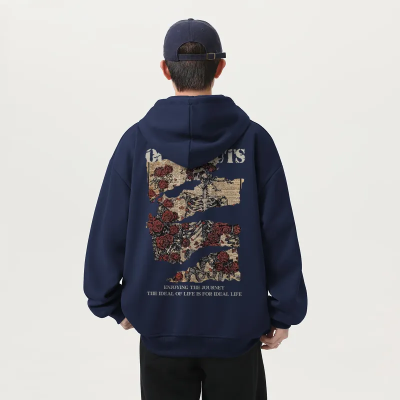 Small Columns Under The Sea Sweatshirt Set Unisex-6