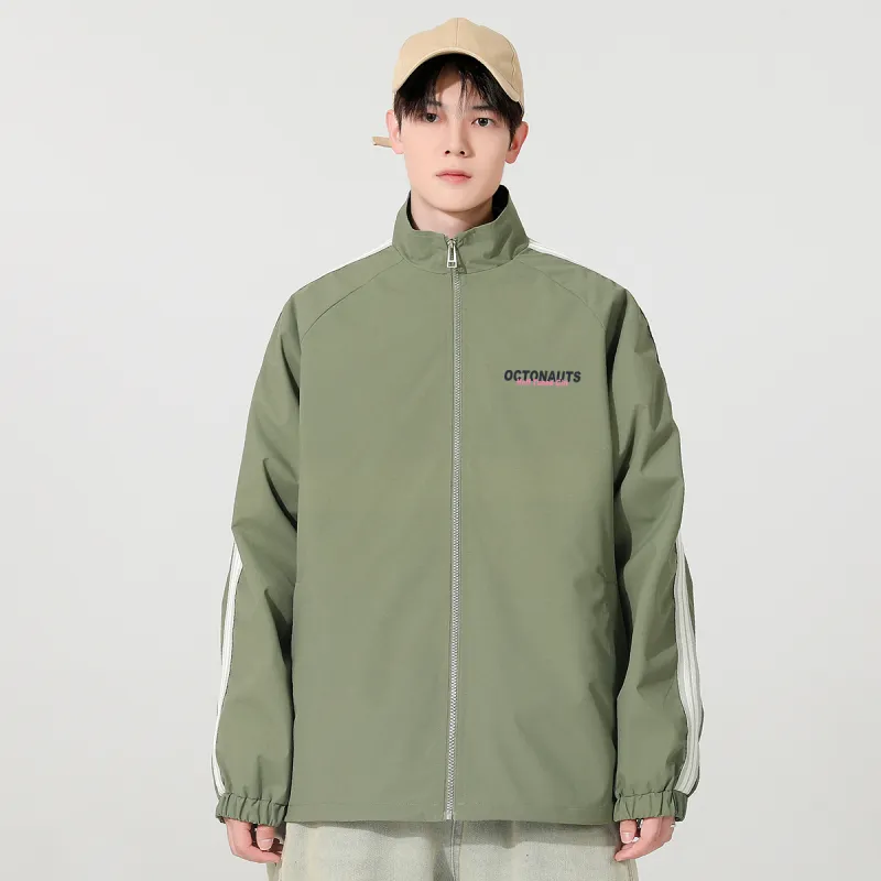Small Columns Under The Sea Jackets Coats Unisex-10