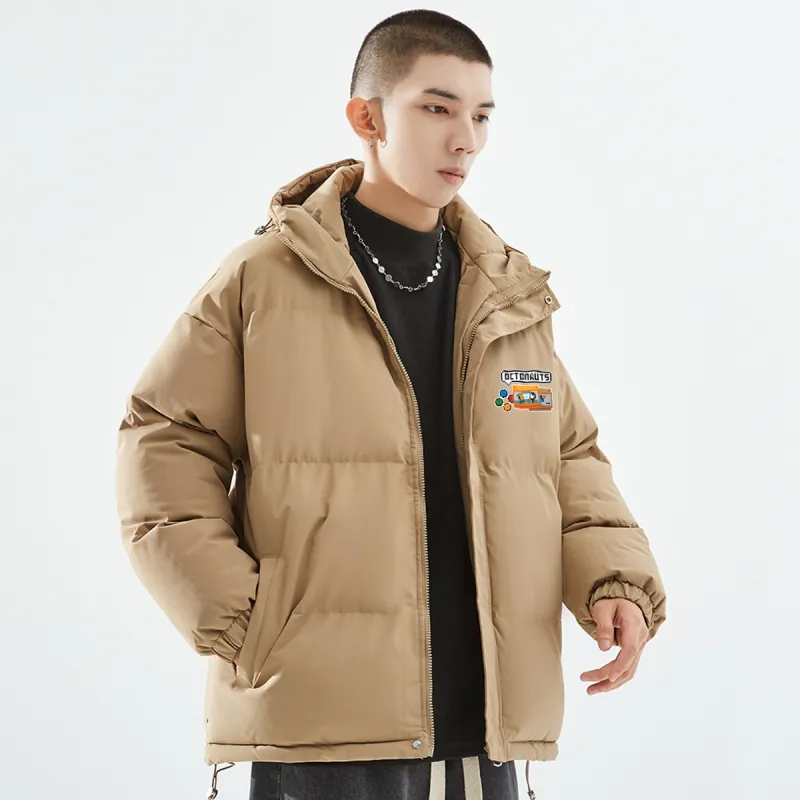 Small Columns Under The Sea Puffer Jacket Unisex-10