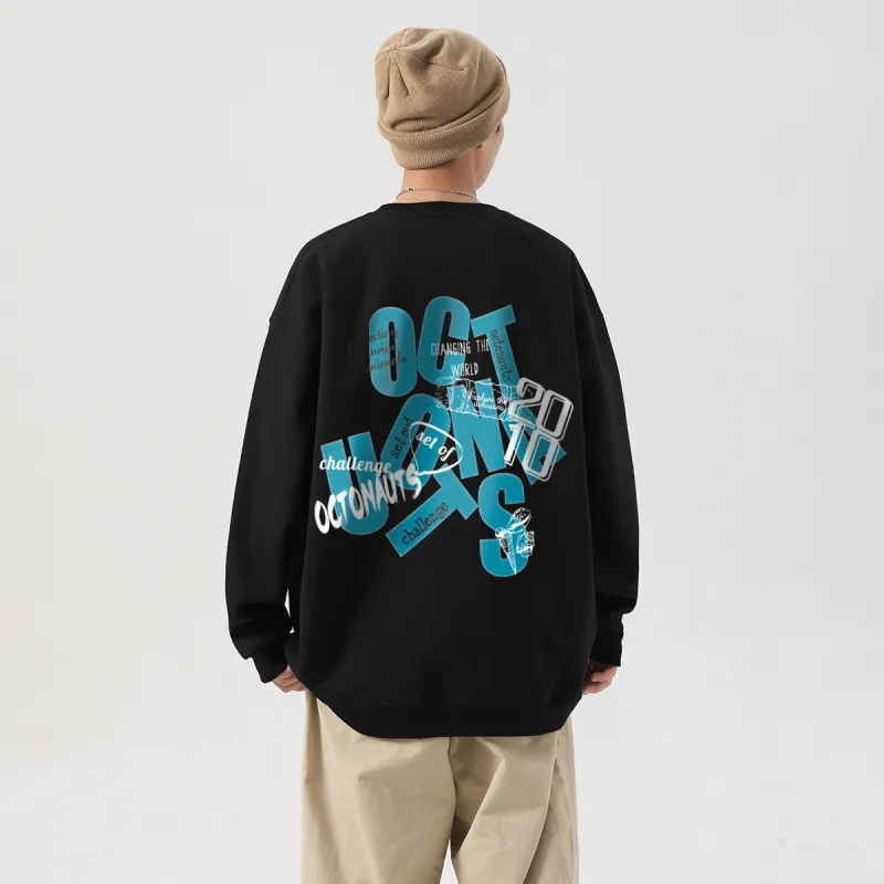 Small Columns Under The Sea Sweatshirt Unisex-2