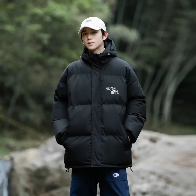 Small Columns Under The Sea Puffer Jacket Unisex-3