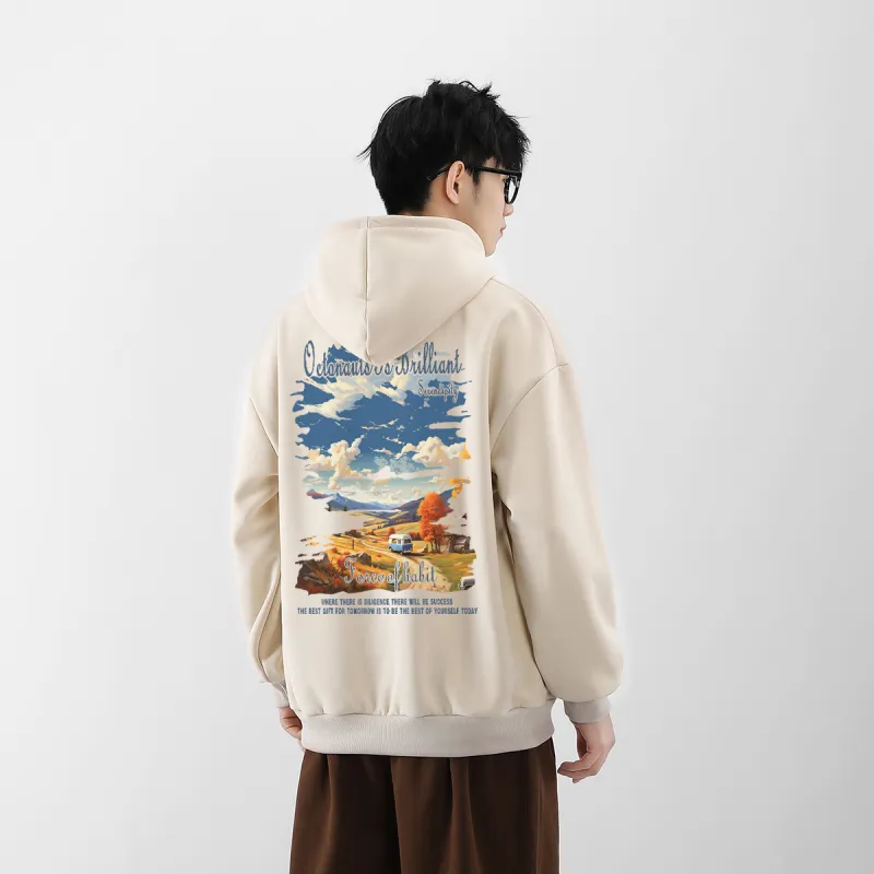 Small Columns Under The Sea Hoodie Unisex-14
