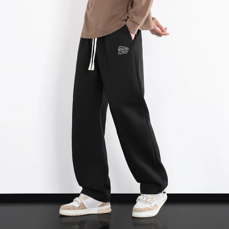 Small Columns Under The Sea Knitted Sports Pants Unisex-4