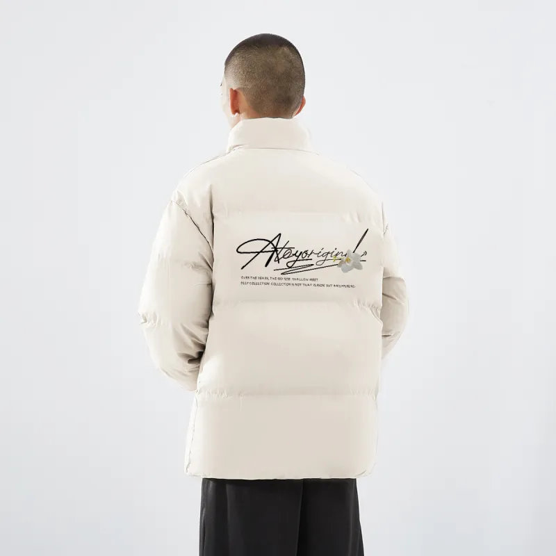 Small Columns Under The Sea Puffer Jacket Unisex-7