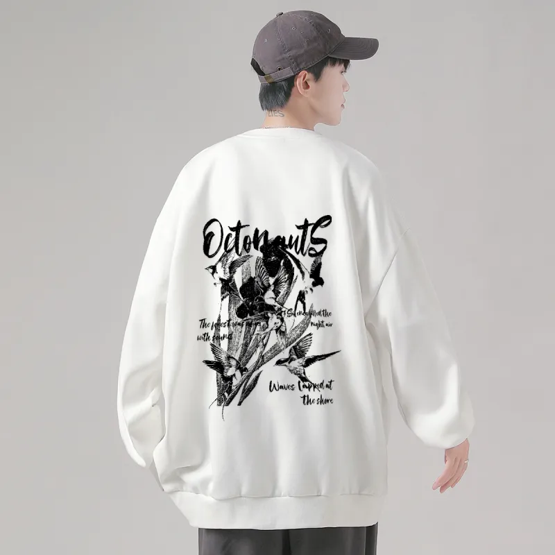Small Columns Under The Sea Sweatshirt Unisex-8