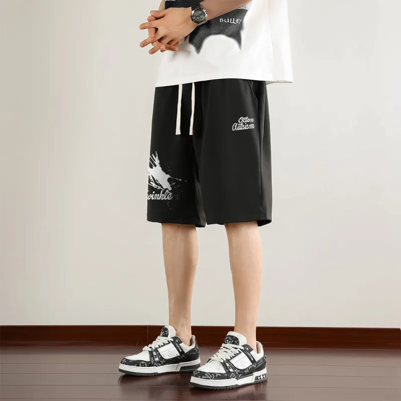 Small Columns Under The Sea Casual Shorts Unisex-3