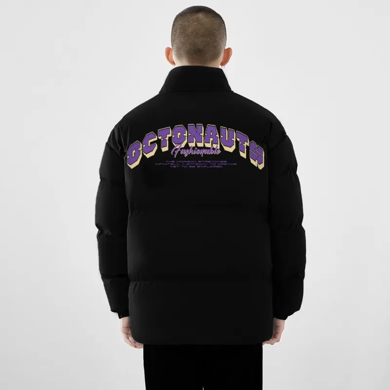 Small Columns Under The Sea Puffer Jacket Unisex-3