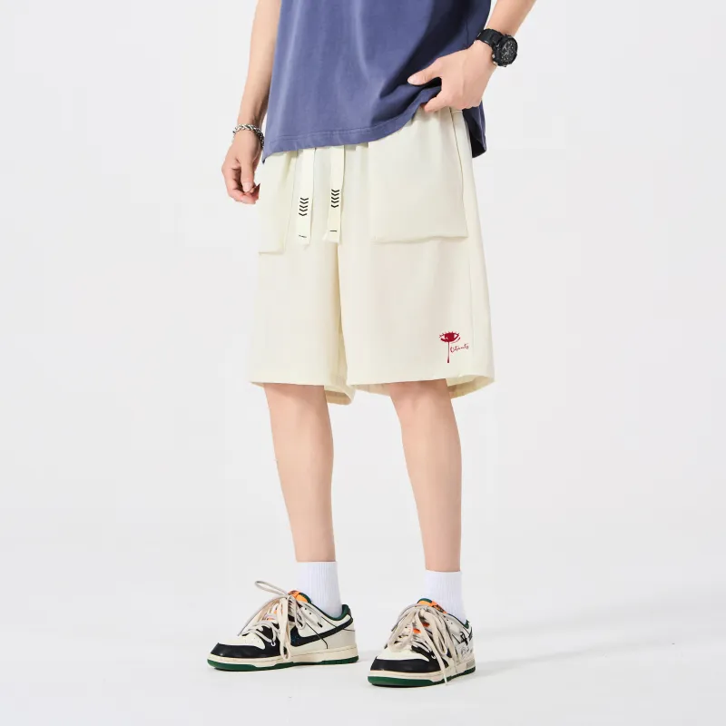 Small Columns Under The Sea Casual Shorts Unisex-7
