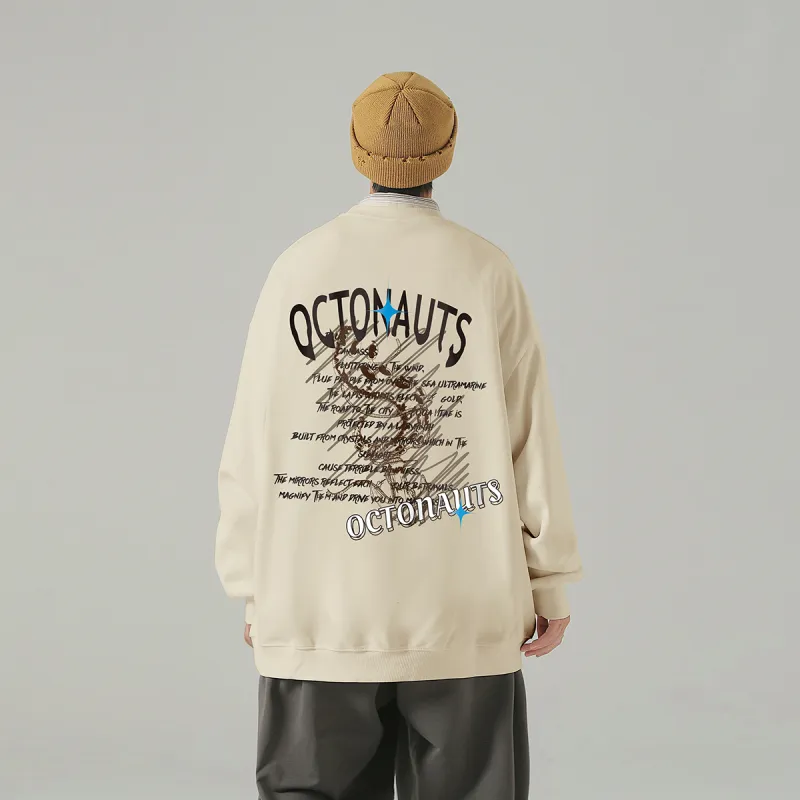 Small Columns Under The Sea Sweatshirt Unisex-7