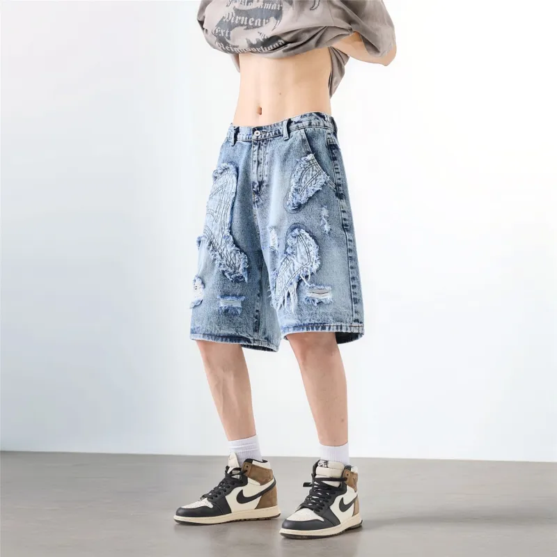 Glona Klio Denim Shorts Unisex-3