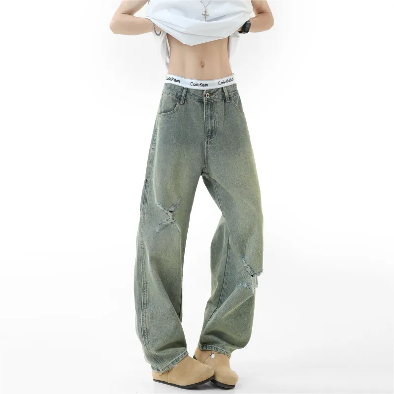 Glona Klio Jeans Unisex Vintage Blue-3