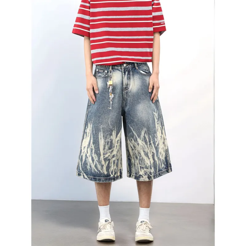 Glona Klio Denim Shorts Unisex Blue-4