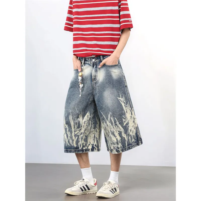 Glona Klio Denim Shorts Unisex Blue-2