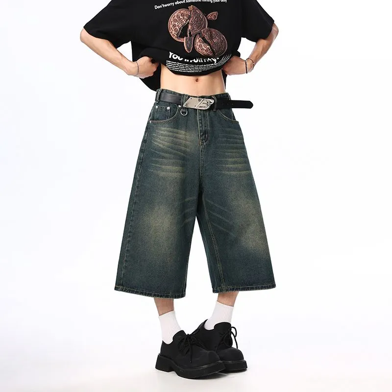 Glona Klio Denim Shorts Unisex Rusty Blue-3
