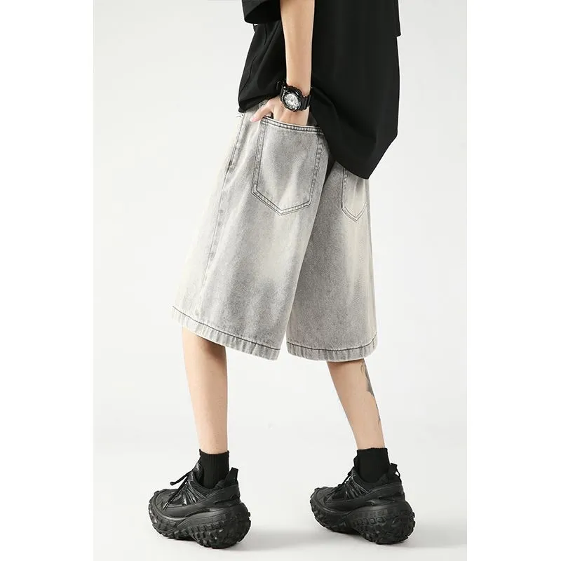 Glona Klio Denim Shorts Unisex Gray-2