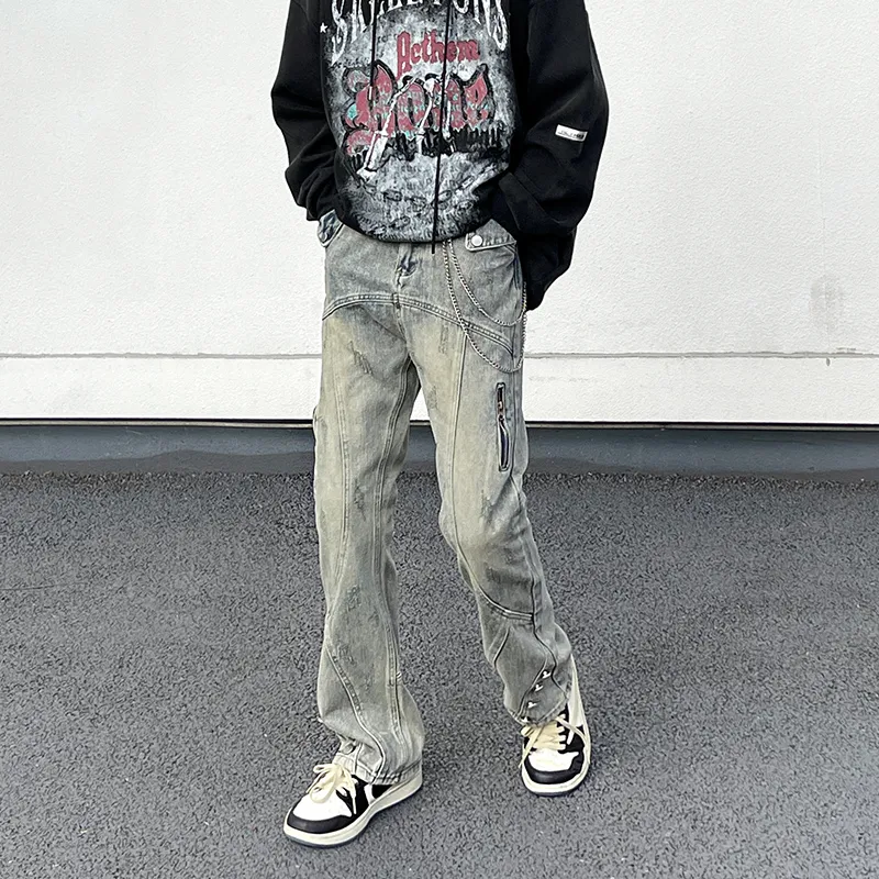 PAINT STAIN Jeans Unisex Nostalgic-3
