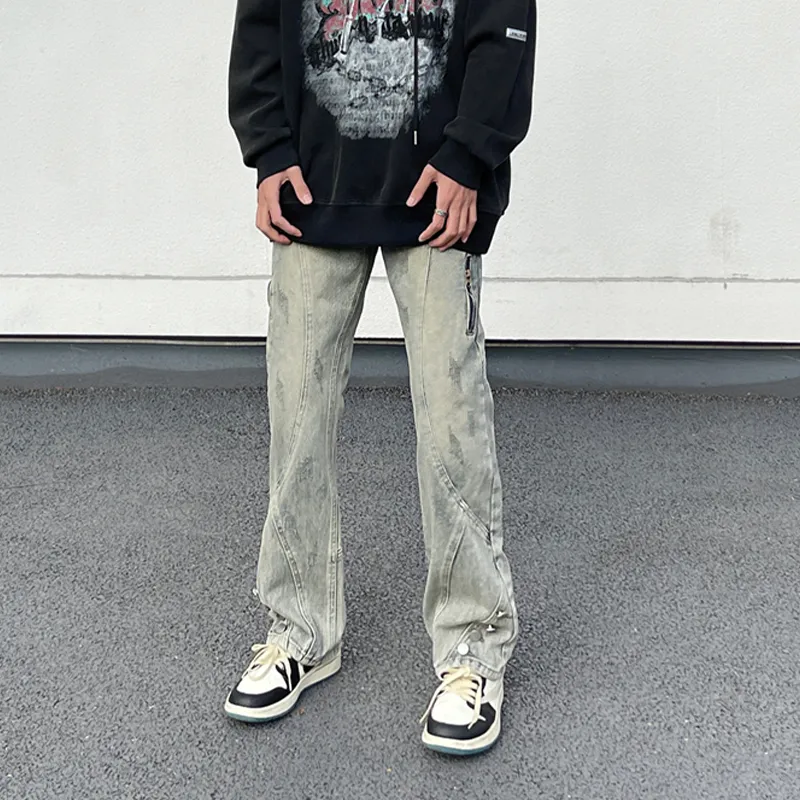 PAINT STAIN Jeans Unisex Nostalgic-4