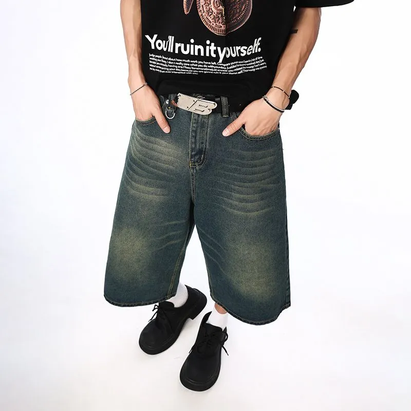 Glona Klio Denim Shorts Unisex Rusty Blue-4