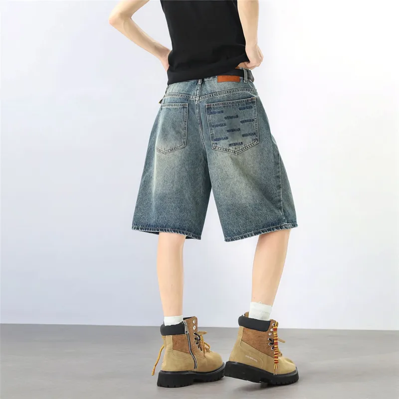 Glona Klio Denim Shorts Unisex Blue-4