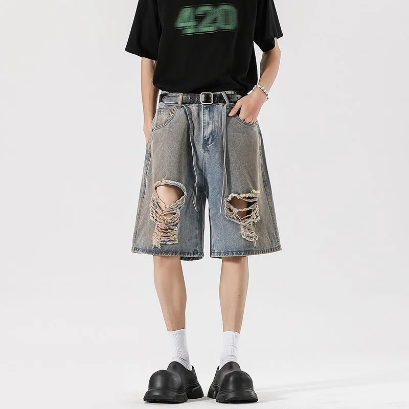 Glona Klio Denim Shorts Unisex Washed Color-2
