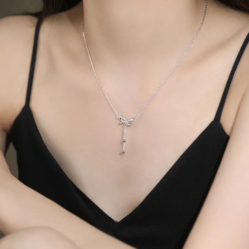 High Quality 999 Fine Silver Necklace Fashion Necklace Women's-9
