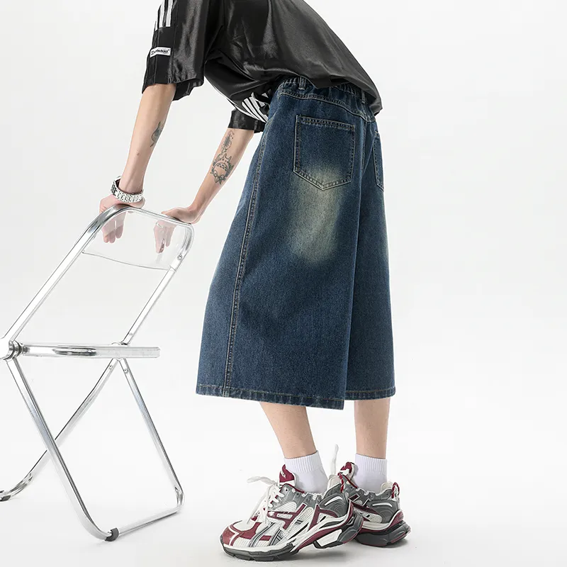 Chisportate Denim Shorts Unisex-14