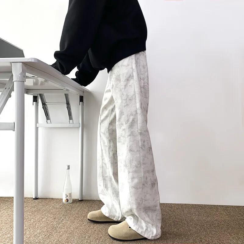 Chisportate Casual Pants Unisex Dirty White-4