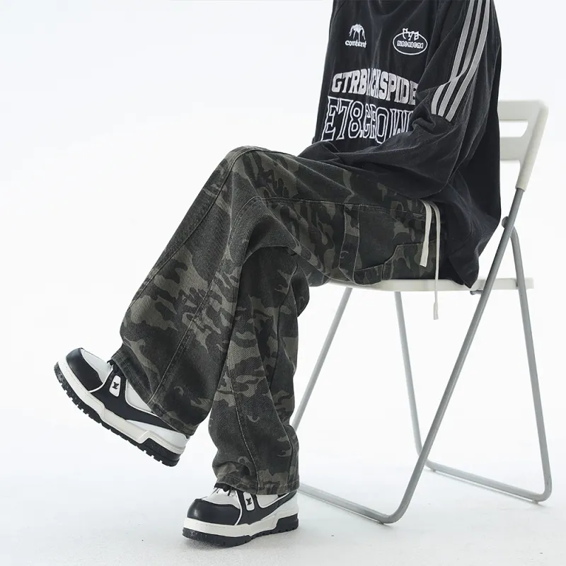 WELTER EXPERIMENT Jeans Unisex Camouflage-8