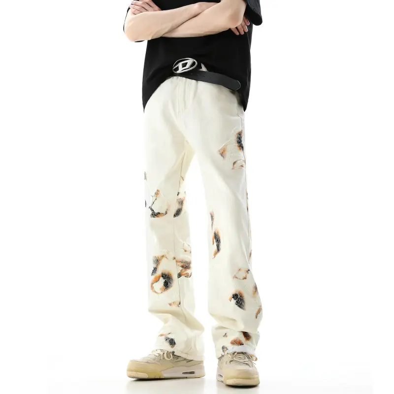 Chisportate Jeans Unisex White-3