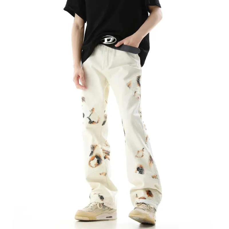 Chisportate Jeans Unisex White-4