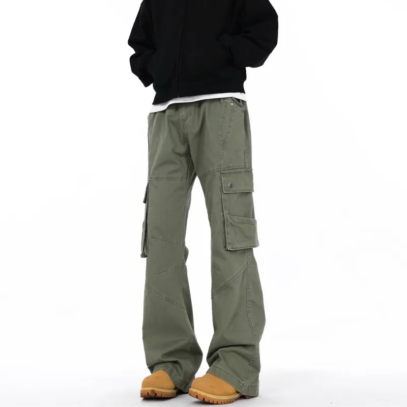 PAINT STAIN Trendy Versatile Cargo Pants Unisex-14