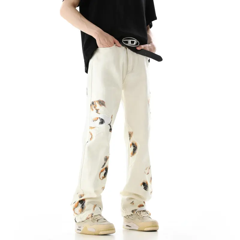 Chisportate Jeans Unisex White-2
