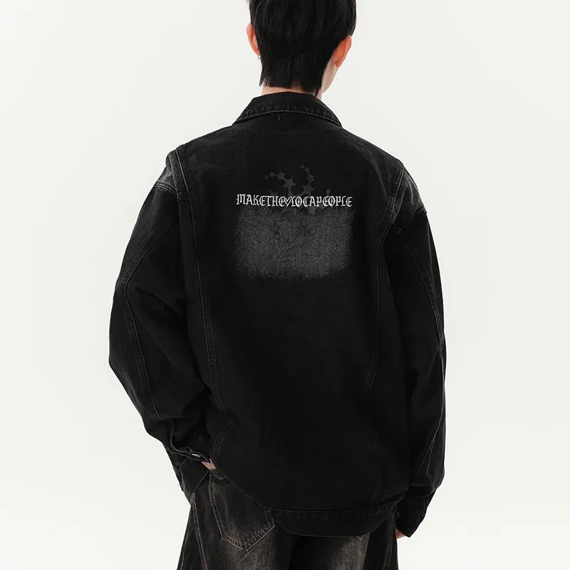 Chisportate Denim Jacket Unisex-6