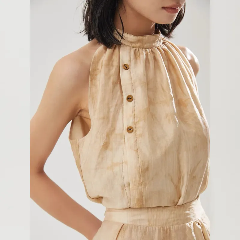 PHI.M Casual Long Skirts Women's Light Brown-2