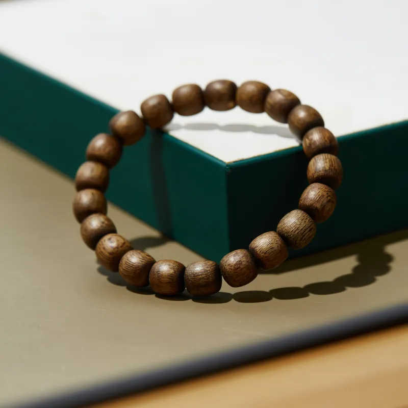 A bead Precious Wood Bead Strings Unisex-2
