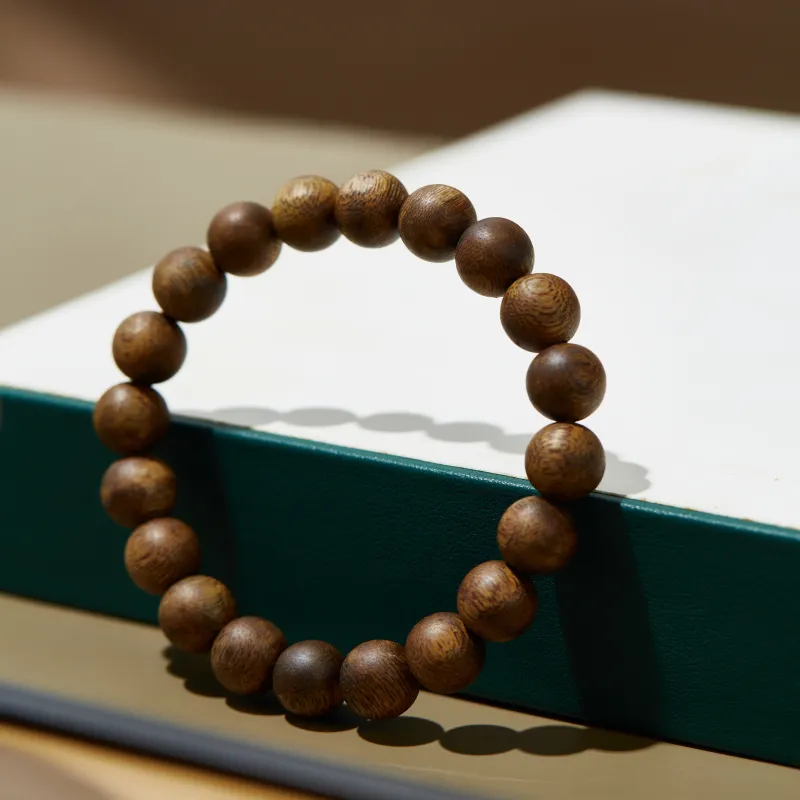 A bead Precious Wood Bead Strings Unisex-1