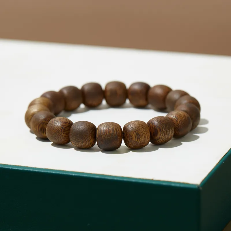A bead Precious Wood Bead Strings Unisex-1