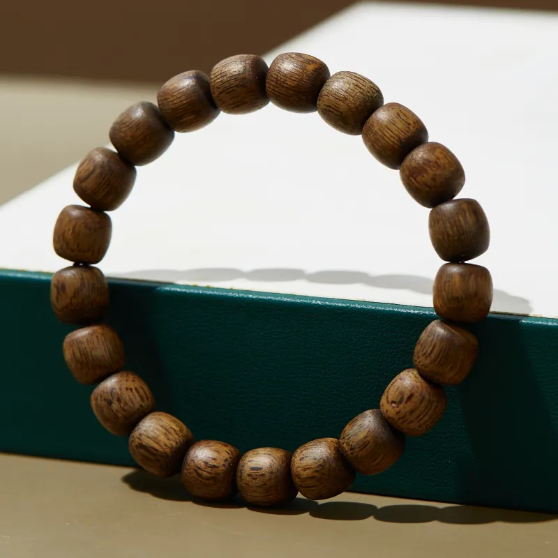 A bead Precious Wood Bead Strings Unisex-1