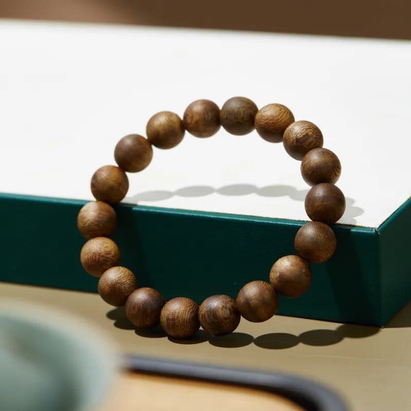 A bead Precious Wood Bead Strings Unisex-2