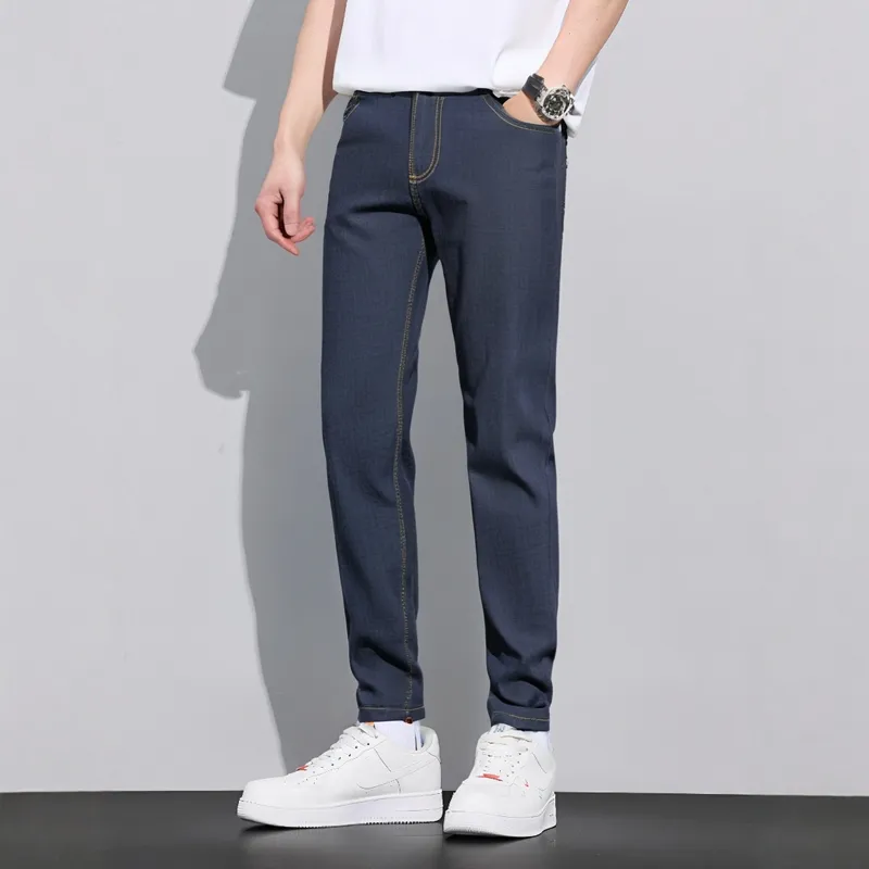 SUNDANCE Jeans Men's Ice Silk Black-1