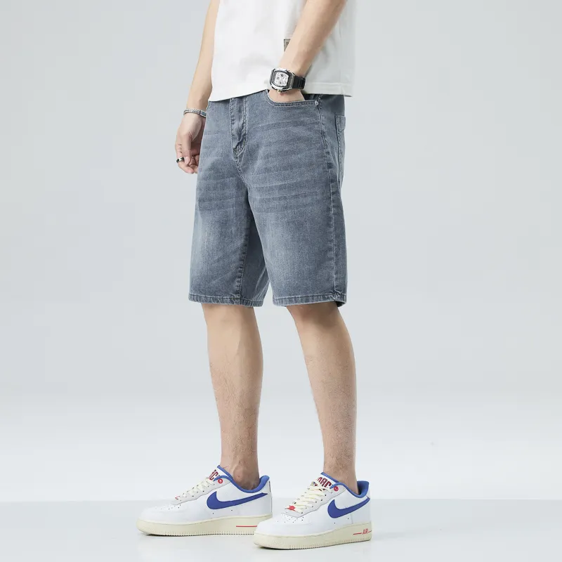 SUNDANCE Denim Shorts Men's Gray Blue-6