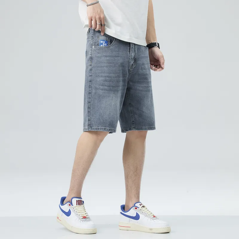 SUNDANCE Denim Shorts Men's Gray Blue-3