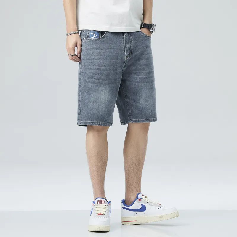 SUNDANCE Denim Shorts Men's Gray Blue-2
