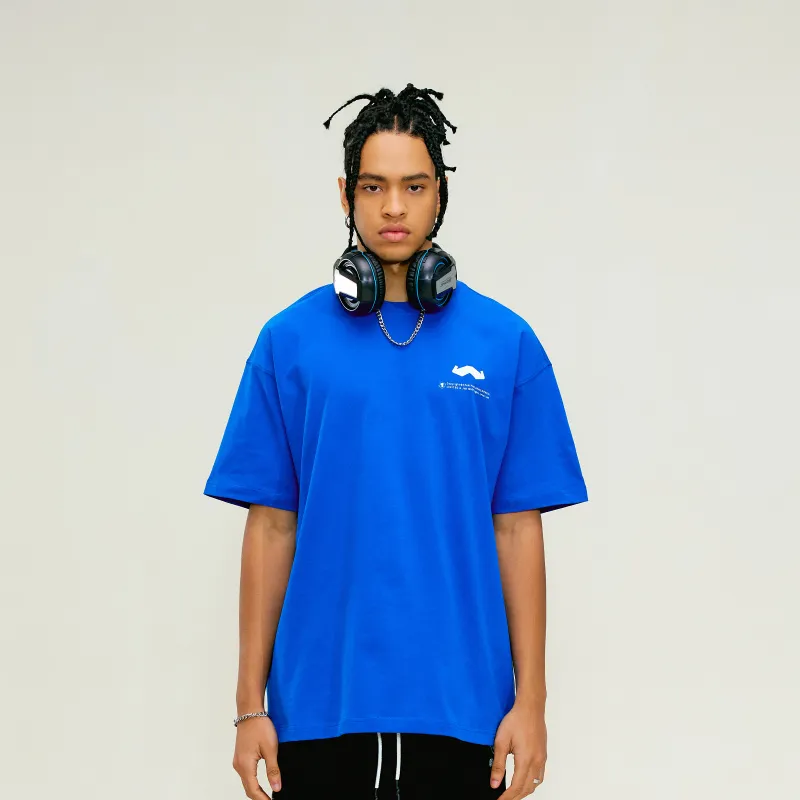 CHOUCHOUS T Shirt Unisex Black Klein Blue-5