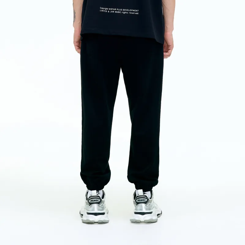 CHOUCHOUS Casual Pants Unisex Black-4