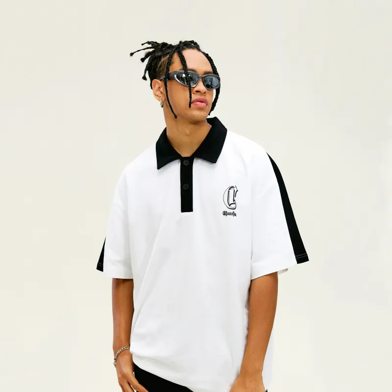 CHOUCHOUS T Shirt, Knitted Fabric Polo Shirt Unisex-7