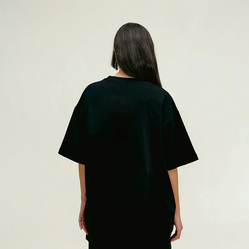 CHOUCHOUS T Shirts Unisex Black-2