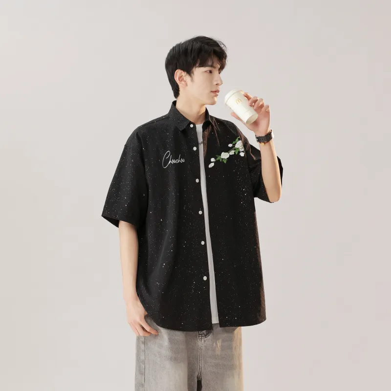 CHOUCHOUS Shirts Unisex Black-2