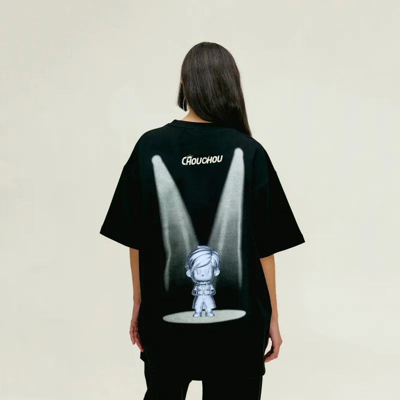 CHOUCHOUS T Shirts Unisex Black-5